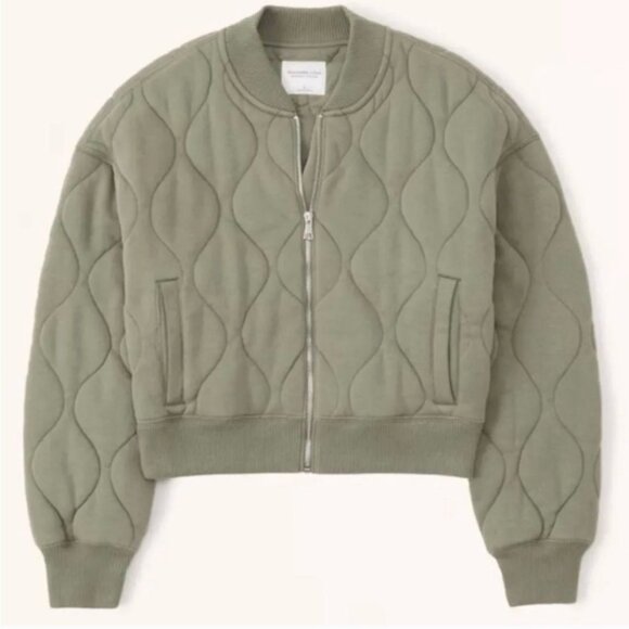 Abercrombie & Fitch Jackets & Blazers - A&F Soft Collection Onion Quilted Bomber